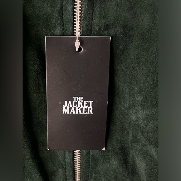 NWT The Jacket Maker bliss suede leather bomber jacket large - Picture 14 of 14